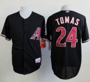 Wholesale Cheap Diamondbacks #24 Yasmany Tomas Black Cool Base Stitched MLB Jersey