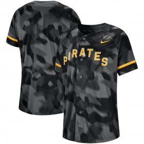 Wholesale Cheap Pittsburgh Pirates Nike Camo Jersey Black