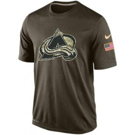 Wholesale Cheap Men\'s Colorado Avalanche Salute To Service Nike Dri-FIT T-Shirt