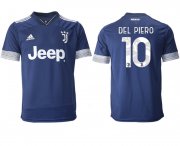 Wholesale Cheap Men 2020-2021 club Juventus away aaa version 10 blue Soccer Jerseys1