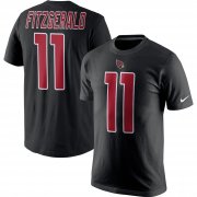 Wholesale Cheap Nike Arizona Cardinals #11 Larry Fitzgerald Color Rush 2.0 Name & Number T-Shirt Black