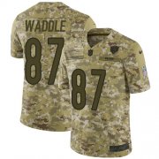 Wholesale Cheap Nike Bears #87 Tom Waddle Camo Men's Stitched NFL Limited 2018 Salute To Service Jersey