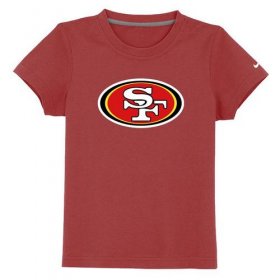 Wholesale Cheap San Francisco 49ers Sideline Legend Authentic Logo Youth T-Shirt Red