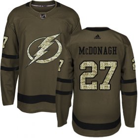 Wholesale Cheap Adidas Lightning #27 Ryan McDonagh Green Salute to Service Stitched Youth NHL Jersey
