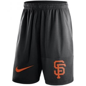 Wholesale Cheap Men\'s San Francisco Giants Nike Black Dry Fly Shorts