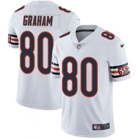 Wholesale Cheap Nike Bears #80 Jimmy Graham White Men\'s Stitched NFL Vapor Untouchable Limited Jersey