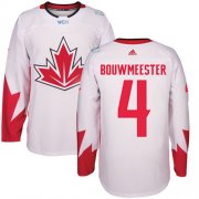 Wholesale Cheap Team Canada #4 Jay Bouwmeester White 2016 World Cup Stitched Youth NHL Jersey