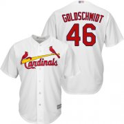 Wholesale Cheap Cardinals #46 Paul Goldschmidt White New Cool Base Stitched MLB Jersey