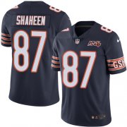 Wholesale Cheap Nike Bears #87 Adam Shaheen Navy Blue Team Color Men's 100th Season Stitched NFL Vapor Untouchable Limited Jersey