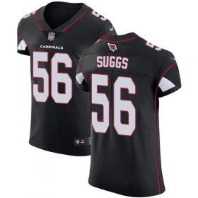 Wholesale Cheap Nike Cardinals #56 Terrell Suggs Black Alternate Men\'s Stitched NFL Vapor Untouchable Elite Jersey
