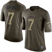 Wholesale Cheap Nike 49ers #7 Colin Kaepernick Green Men's Stitched NFL Limited 2015 Salute To Service Jersey