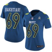 Wholesale Cheap Nike Packers #69 David Bakhtiari Navy Women's Stitched NFL Limited NFC 2017 Pro Bowl Jersey