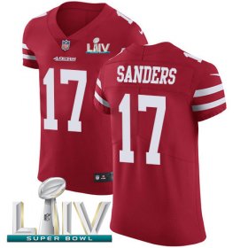 Wholesale Cheap Nike 49ers #17 Emmanuel Sanders Red Super Bowl LIV 2020 Team Color Men\'s Stitched NFL Vapor Untouchable Elite Jersey