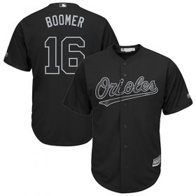 Wholesale Cheap Orioles #16 Trey Mancini Black \"Boomer\" Players Weekend Cool Base Stitched MLB Jersey