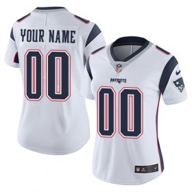 Wholesale Cheap Nike New England Patriots Customized White Stitched Vapor Untouchable Limited Women\'s NFL Jersey