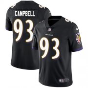 Wholesale Cheap Nike Ravens #93 Calais Campbell Black Alternate Men's Stitched NFL Vapor Untouchable Limited Jersey