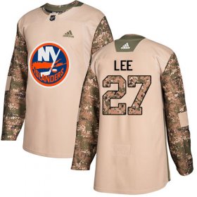 Wholesale Cheap Adidas Islanders #27 Anders Lee Camo Authentic 2017 Veterans Day Stitched NHL Jersey