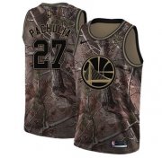 Wholesale Cheap Nike Golden State Warriors #27 Zaza Pachulia Camo NBA Swingman Realtree Collection Jersey