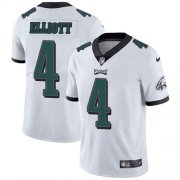Wholesale Cheap Nike Eagles #4 Jake Elliott White Men's Stitched NFL Vapor Untouchable Limited Jersey