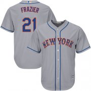 Wholesale Cheap Mets #21 Todd Frazier Grey New Cool Base Stitched MLB Jersey