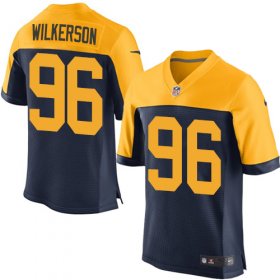 Wholesale Cheap Nike Packers #96 Muhammad Wilkerson Navy Blue Alternate Men\'s Stitched NFL New Elite Jersey