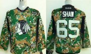 Wholesale Cheap Blackhawks #65 Andrew Shaw Camo Veterans Day Practice Stitched Youth NHL Jersey