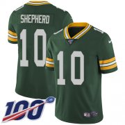 Wholesale Cheap Nike Packers #10 Darrius Shepherd Green Team Color Men's Stitched NFL 100th Season Vapor Untouchable Limited Jersey