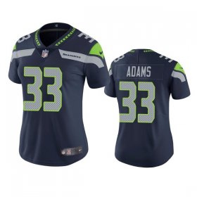 Wholesale Cheap Seattle Seahawks #33 Jamal Adams Women\'s Navy Vapor Untouchable Limited Stitched Jersey