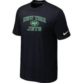 Wholesale Cheap Nike NFL New York Jets Heart & Soul NFL T-Shirt Black