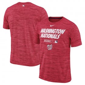 Wholesale Cheap Washington Nationals Nike Authentic Collection Velocity Team Issue Performance T-Shirt Red