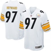 Wholesale Cheap Nike Steelers #97 Cameron Heyward White Youth Stitched NFL Elite Jersey