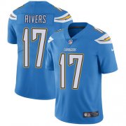 Wholesale Cheap Nike Chargers #17 Philip Rivers Electric Blue Alternate Men's Stitched NFL Vapor Untouchable Limited Jersey