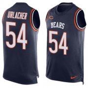 Wholesale Cheap Nike Bears #54 Brian Urlacher Navy Blue Team Color Men's Stitched NFL Limited Tank Top Jersey