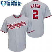 Wholesale Cheap Nationals #2 Adam Eaton Grey Cool Base Stitched Youth MLB Jersey