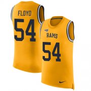 Wholesale Cheap Nike Rams #54 Leonard Floyd Gold Men's Stitched NFL Limited Rush Tank Top Jersey
