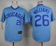 Wholesale Cheap Cubs #26 Billy Williams Blue(White Strip) Cooperstown Throwback Stitched MLB Jersey