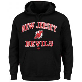 Wholesale Cheap New Jersey Devils Majestic Heart & Soul Hoodie Black