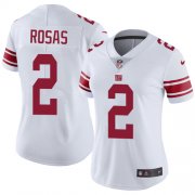 Wholesale Cheap Nike Giants #2 Aldrick Rosas White Women's Stitched NFL Vapor Untouchable Limited Jersey