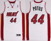 Wholesale Cheap Miami Heat Blank #44 Potus Nickname White Swingman Jersey