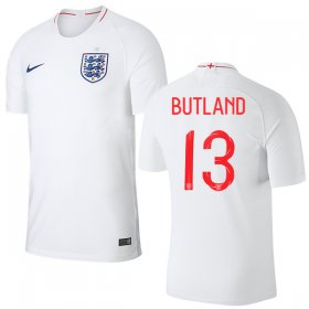 Wholesale Cheap England #13 Butland Home Thai Version Soccer Country Jersey