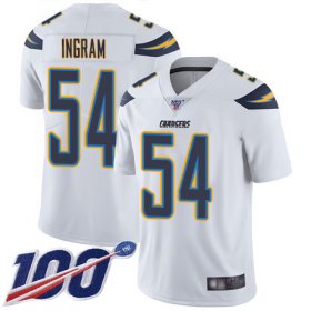 Wholesale Cheap Nike Chargers #54 Melvin Ingram White Men\'s Stitched NFL 100th Season Vapor Limited Jersey
