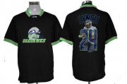 Wholesale Cheap Nike Seahawks #24 Marshawn Lynch Black Men's NFL Game All Star Fashion Jersey