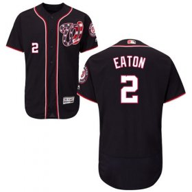Wholesale Cheap Nationals #2 Adam Eaton Navy Blue Flexbase Authentic Collection Stitched MLB Jersey