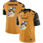 Wholesale Cheap Missouri Tigers 6 Khmari Thompson Gold Nike Fashion College Football Jersey