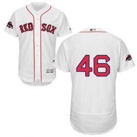 Wholesale Cheap Red Sox #46 Craig Kimbrel White Flexbase Authentic Collection 2018 World Series Champions Stitched MLB Jersey