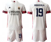 Wholesale Cheap Men 2020-2021 club Real Madrid home 19 white Soccer Jerseys1