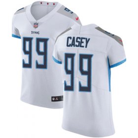 Wholesale Cheap Nike Titans #99 Jurrell Casey White Men\'s Stitched NFL Vapor Untouchable Elite Jersey