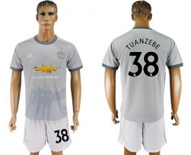Wholesale Cheap Manchester United #38 Tuanzebe Sec Away Soccer Club Jersey