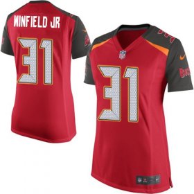 Wholesale Cheap Nike Buccaneers #31 Antoine Winfield Jr. Red Team Color Women\'s Stitched NFL New Elite Jersey