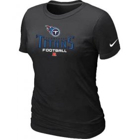 Wholesale Cheap Women\'s Nike Tennessee Titans Critical Victory NFL T-Shirt Black